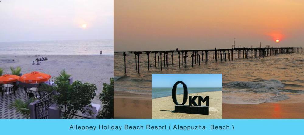 Alleppey Holiday Beach Resort Alappuzha Bagian luar foto