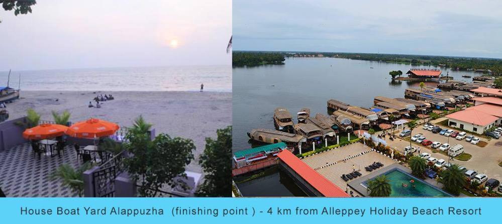 Alleppey Holiday Beach Resort Alappuzha Bagian luar foto