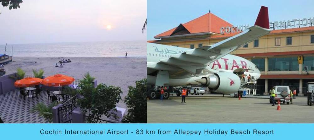 Alleppey Holiday Beach Resort Alappuzha Bagian luar foto