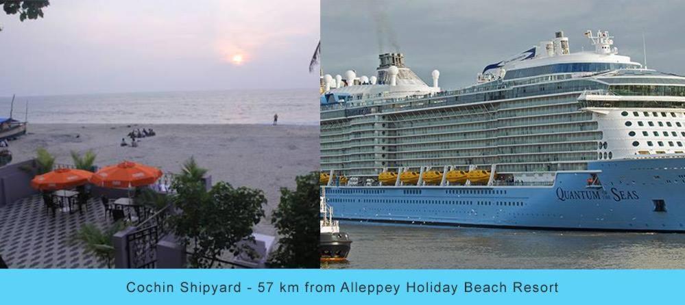 Alleppey Holiday Beach Resort Alappuzha Bagian luar foto
